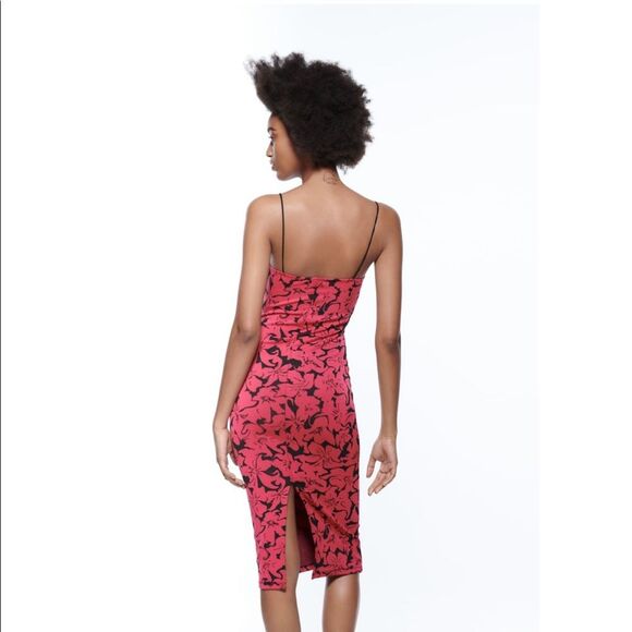 ZARA JACQUARD DRESS - Picture 5 of 6